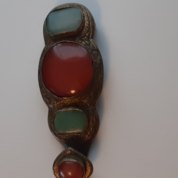 Vintage Cabochon Buckle Gemstones - Picture 2 of 8